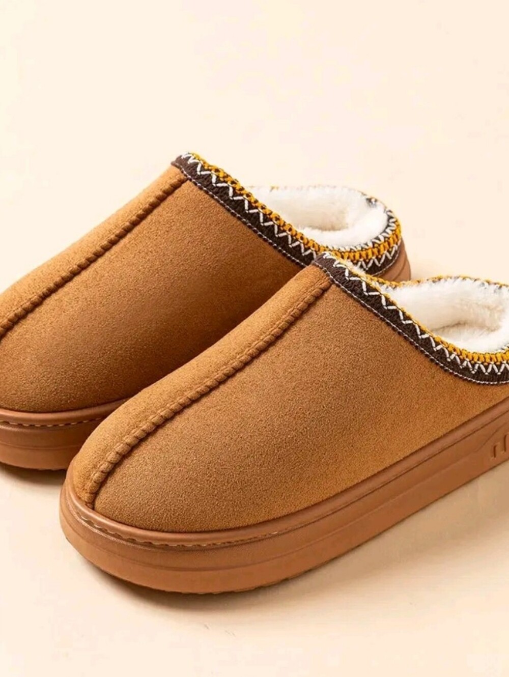 Women's Cozy Slippers Plush Lined Non-Slip Thick Sole Ankle Slippers
